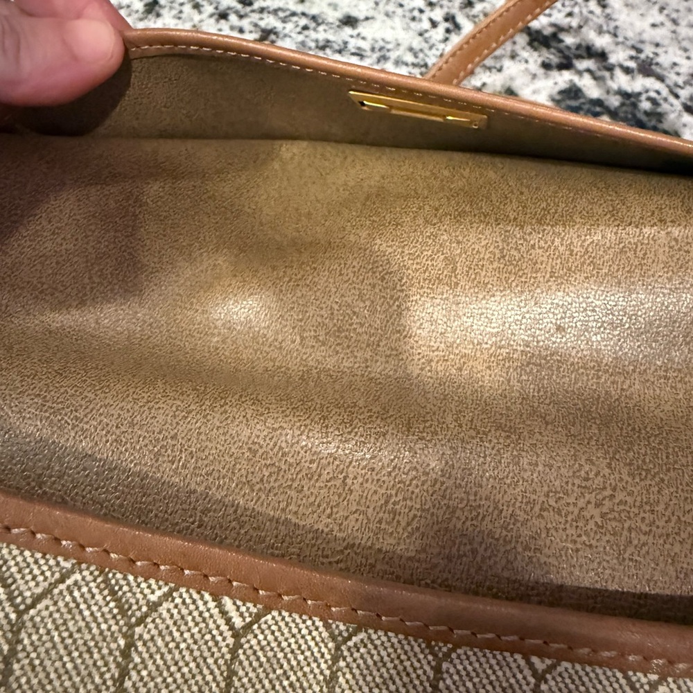 CHRISTIAN DIOR VINTAGE HONEY COMB BAG WITH STRAP - Picture 8 of 11